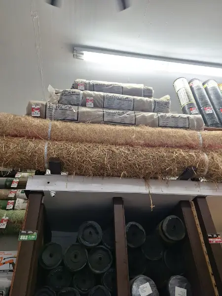 Burlap Straw And Landscape Fabrics