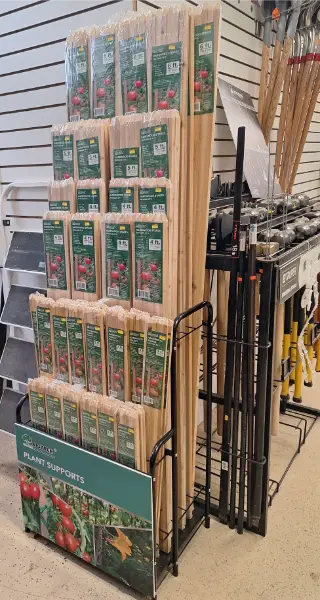 Hardwood Plant Stakes and Garden Tools