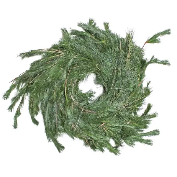 Holiday Seasonal White Pine Garland