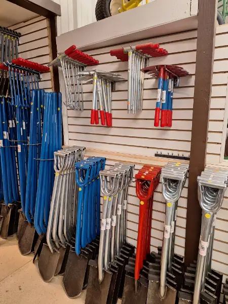 Metal Spades and Hand Cultivators