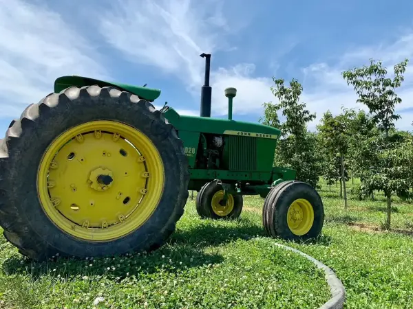 Green Farming Tractor